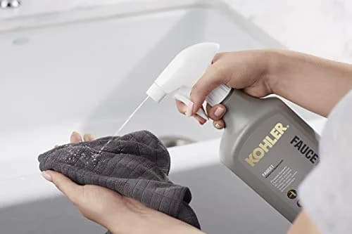 Kohler Faucet Cleaner 1.65 L (56 Fl Oz) Pack of 2 | Ammonia & Alcohol-Free Formula for Streak-Free Shine thumbnail 5