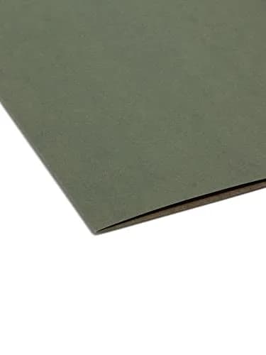 Smead Hanging File Folders Letter Size Standard Green 25 per Box (Pack of 4) | 11 pt. Stock, 10% Recycled Content thumbnail 4