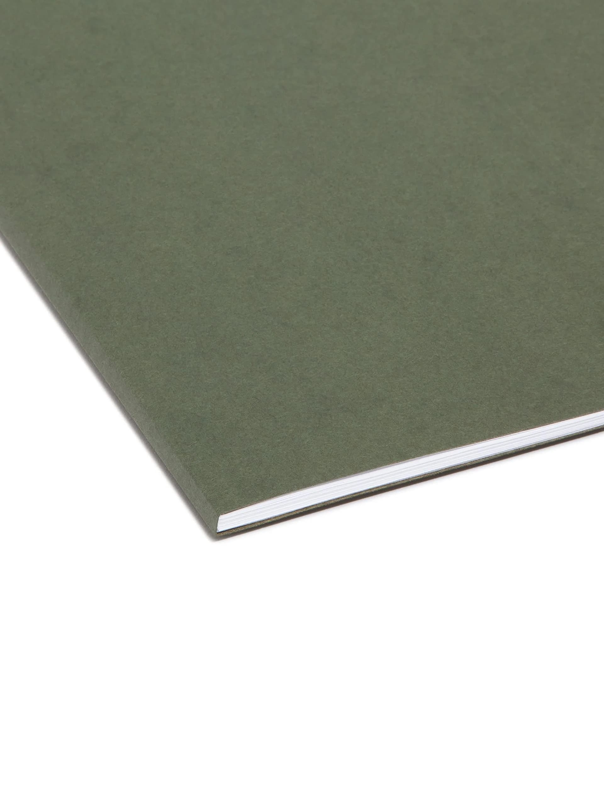 Smead Hanging File Folders Letter Size Standard Green 25 per Box (Pack of 4) | 11 pt. Stock, 10% Recycled Content - view 5