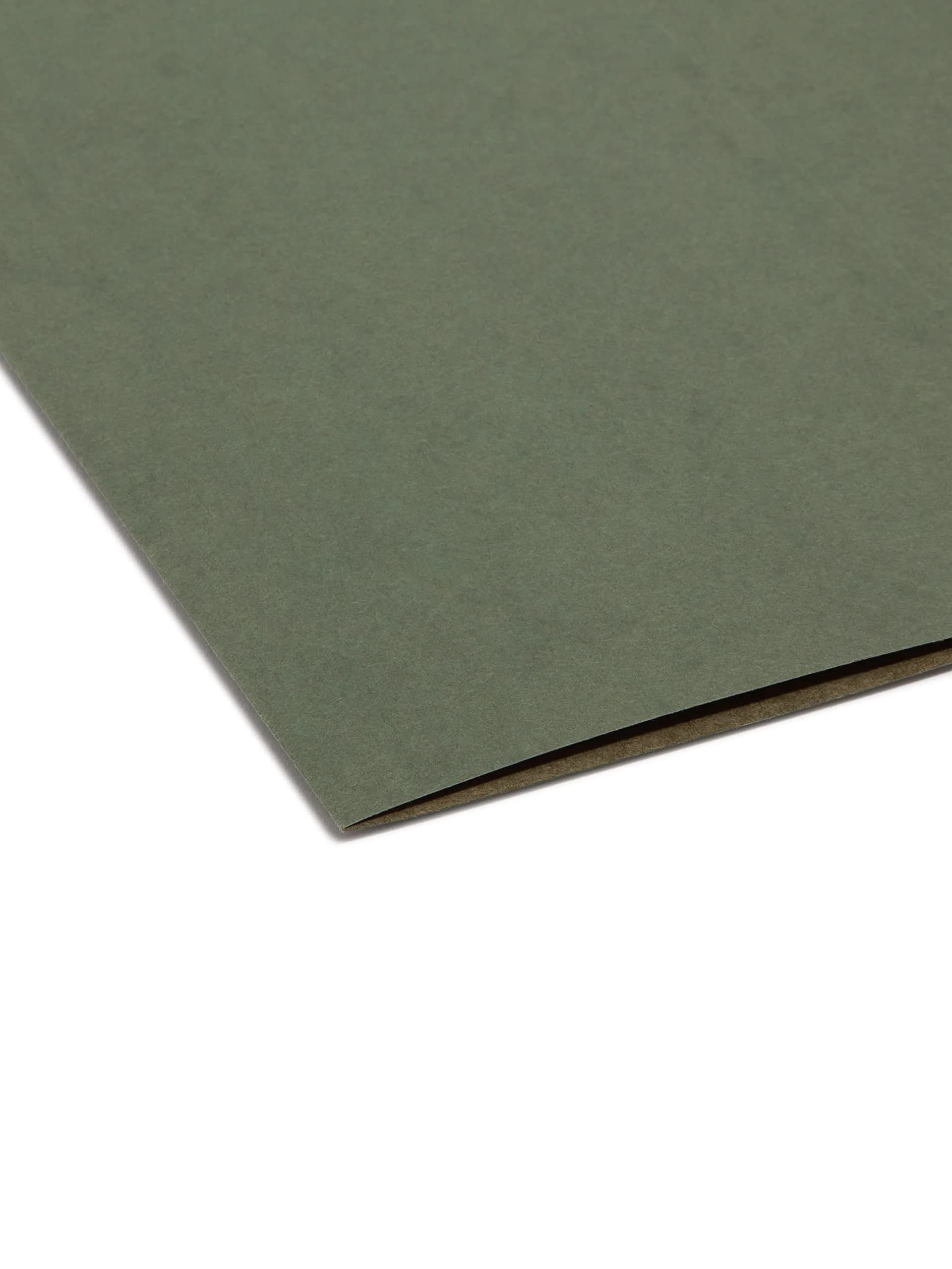 Smead Hanging File Folders Letter Size Standard Green 25 per Box (Pack of 4) | 11 pt. Stock, 10% Recycled Content - view 4