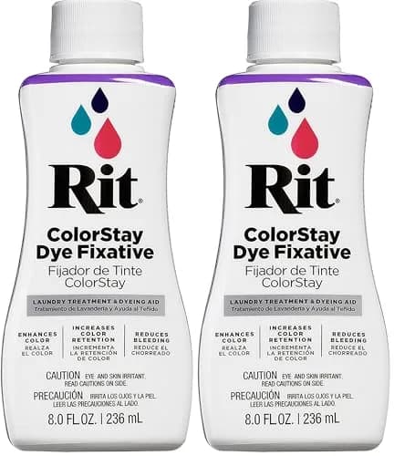 Rit ColorStay Liquid Fabric Dye Clear 240ml (8 fl oz) | Locks in Color & Reduces Bleeding thumbnail 1