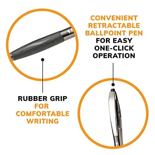 BIC Glide Retractable Ballpoint Pens, Medium Point 1.0mm, 8-Count Pack | Ultra Smooth Writing for Students & Office thumbnail 6