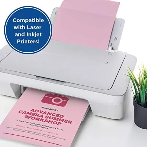 PrintWorks Pastel Paper 20 lb | 5 Assorted Pastel Colors | 100 Sheets 8.5 x 11 Inch | 30% Recycled thumbnail 3