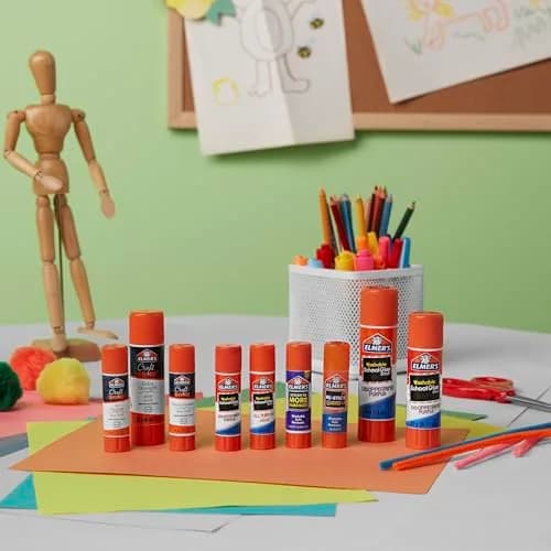 Elmer's Disappearing Purple School Glue Sticks, Washable, 22 Grams, 6 Count | #1 Teacher Brand, Dries Clear thumbnail 5