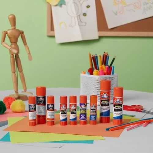 Elmer's Disappearing Purple School Glue Sticks, Washable, 22 Grams, 6 Count | #1 Teacher Brand, Dries Clear thumbnail 2