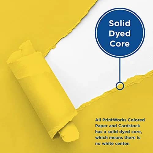 PrintWorks Neon Colored Paper, 24 lb, 5 Assorted Fluorescent Colors | High Impact Flyers & Crafts thumbnail 6