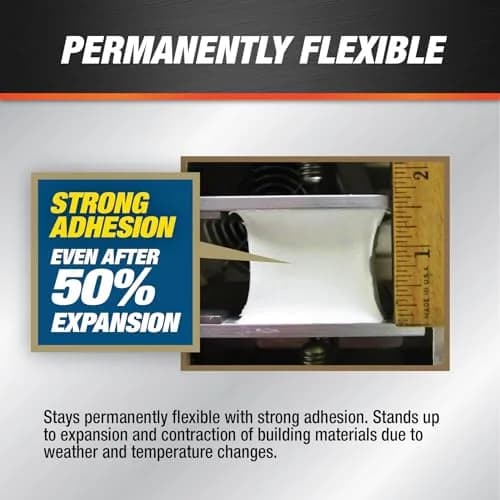 DAP Dynaflex 230 Premium Elastomeric Sealant, Brown, 10.1 Oz (2 Pack) | Crackproof, Waterproof, Paintable thumbnail 4