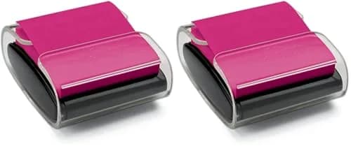 Post-it Pop-up Notes Dispenser, Black Base Clear Top, 2 Dispensers & 90 Notes | Desk Organizer for Office & Home thumbnail 1