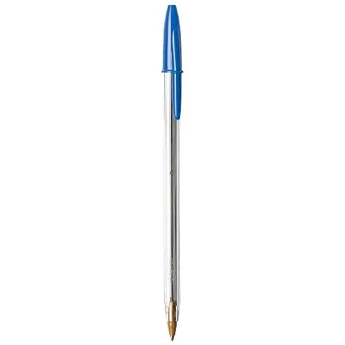 BIC Cristal Xtra Smooth Blue Ballpoint Pens, Medium Point (1.0mm), 24 Count (Pack of 2) | Smooth Ink Flow for Students & Office thumbnail 6