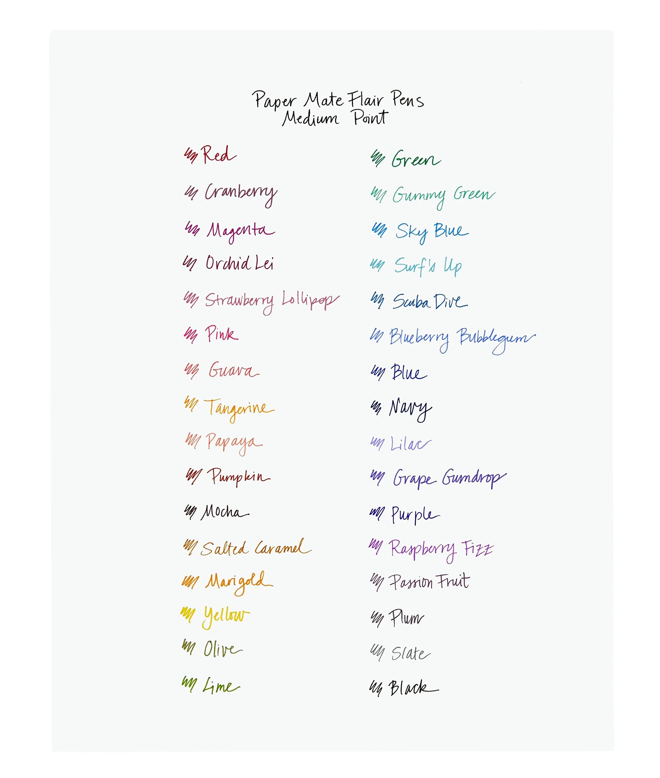 Paper Mate Flair Felt Tip Pens, Medium Point (0.7mm), Red, 8 Count Pack - view 4