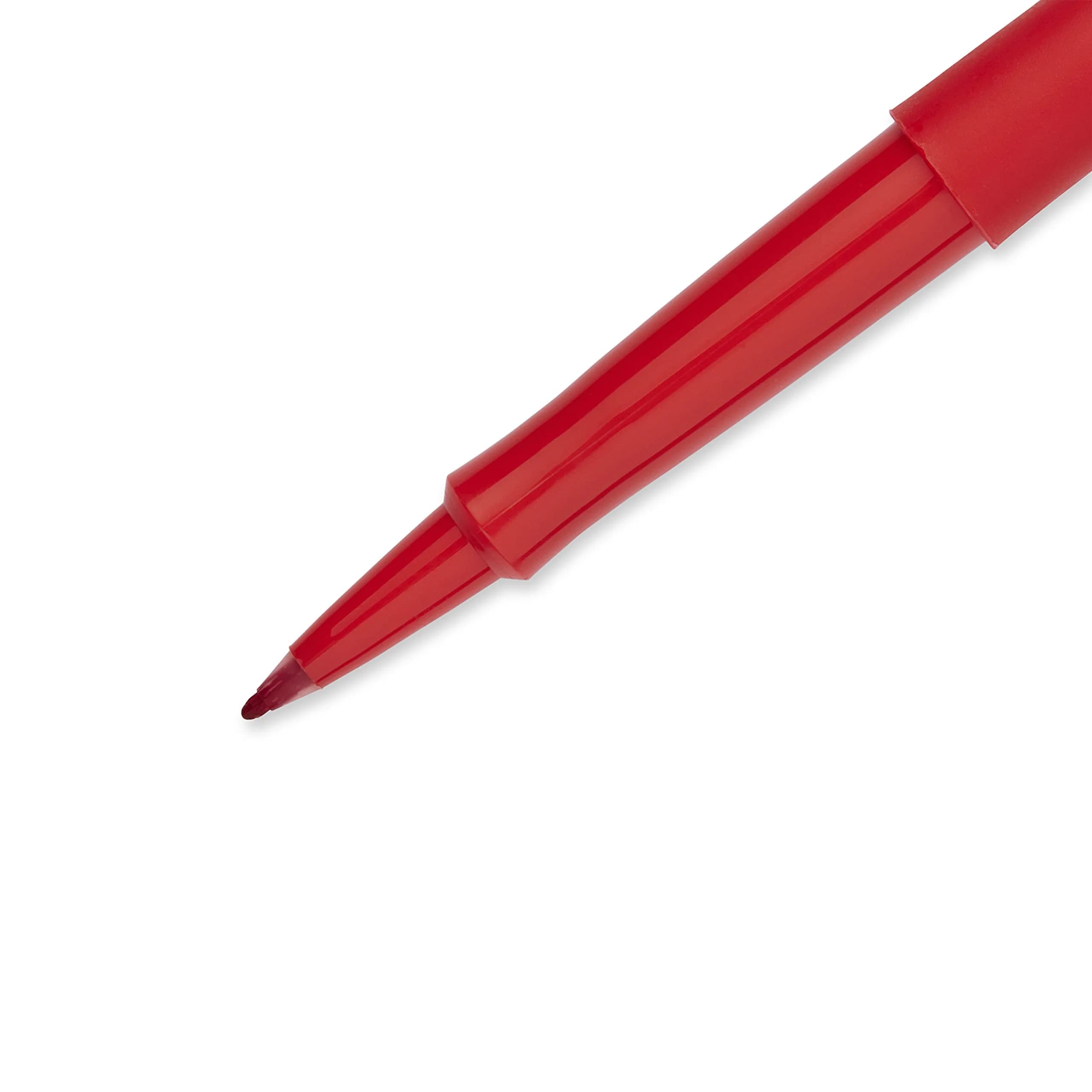 Paper Mate Flair Felt Tip Pens, Medium Point (0.7mm), Red, 8 Count Pack - view 3