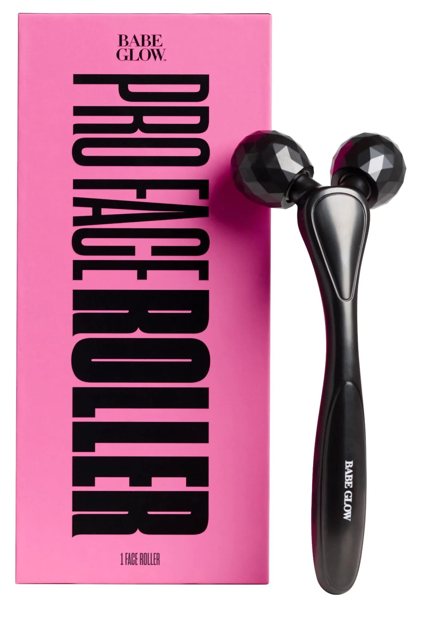 BABE ORIGINAL Pro Face Roller, Cooling Zinc Alloy Massage Tool | Boosts Skin Firmness & Luminosity - main product image