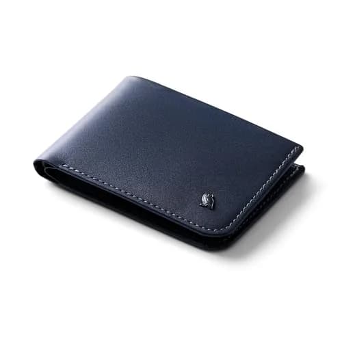 Bellroy Hide & Seek Slim Leather Bifold Wallet RFID Navy | Classic Design with RFID Security (70-120 chars) thumbnail 1