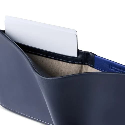 Bellroy Hide & Seek Slim Leather Bifold Wallet RFID Navy | Classic Design with RFID Security (70-120 chars) thumbnail 5