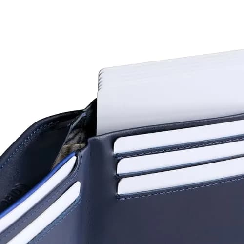 Bellroy Hide & Seek Slim Leather Bifold Wallet RFID Navy | Classic Design with RFID Security (70-120 chars) thumbnail 6