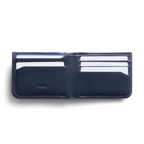 Bellroy Hide & Seek Slim Leather Bifold Wallet RFID Navy | Classic Design with RFID Security (70-120 chars) thumbnail 2