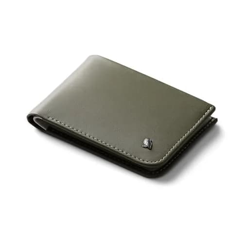 Bellroy Hide & Seek Slim Leather Bifold Wallet with RFID Blocking - Willow thumbnail 1