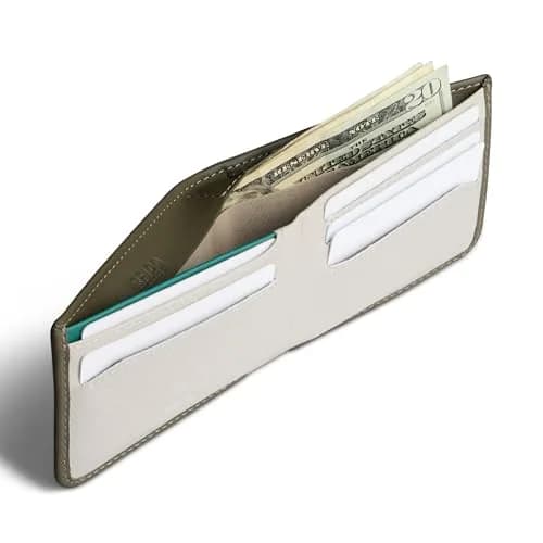 Bellroy Hide & Seek Slim Leather Bifold Wallet with RFID Blocking - Willow thumbnail 4