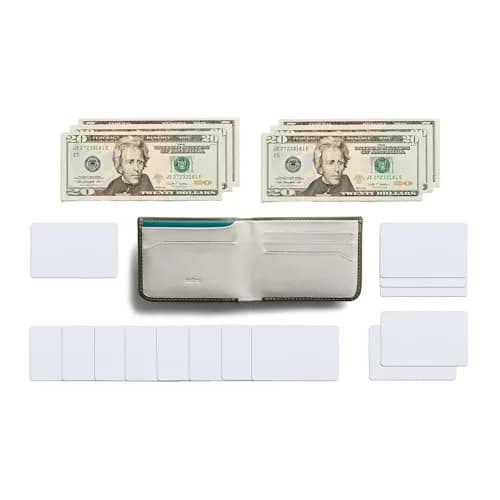 Bellroy Hide & Seek Slim Leather Bifold Wallet with RFID Blocking - Willow thumbnail 7