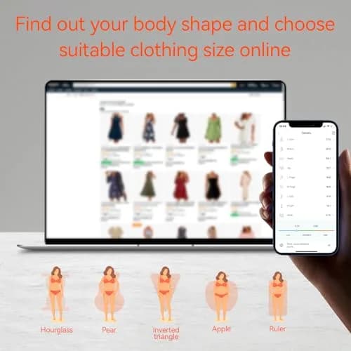 HAIZHIHUI Body Tape Measure, Bluetooth Digital with LED, Type-C | Accurate Smart Body Measurement Tool thumbnail 8