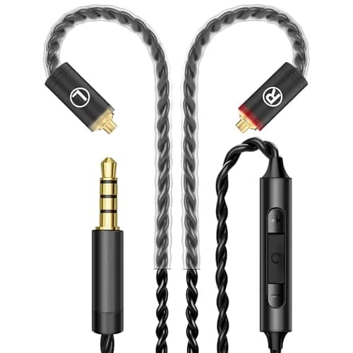 Audiovance HiFi MMCX Cable with Mic 163cm (63") | Lossless Audio & Clear Calls for IEMs thumbnail 1