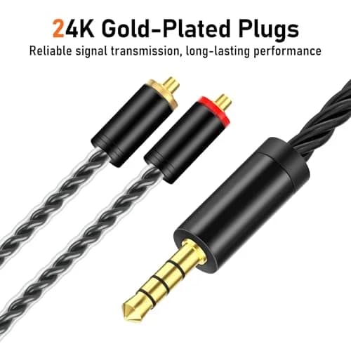 Audiovance HiFi MMCX Cable with Mic 163cm (63") | Lossless Audio & Clear Calls for IEMs thumbnail 5