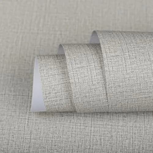 TANONE Grasscloth Peel and Stick Wallpaper 40.1 cm x 300 cm (15.8 in X 118 in) | Realistic Faux Texture for Walls & Cabinets thumbnail 1