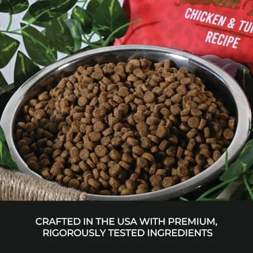 Fussie Cat Market Fresh Chicken & Turkey Recipe, Dry Cat Food, 3.5lb Bag | Meat-First Nutrition for All Life Stages thumbnail 2