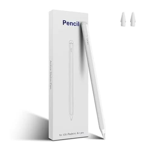 RKItE Stylus Pen for iPad 11th & 10th Gen | Fast Charge & Palm Rejection (White, 1 Pack) thumbnail 1