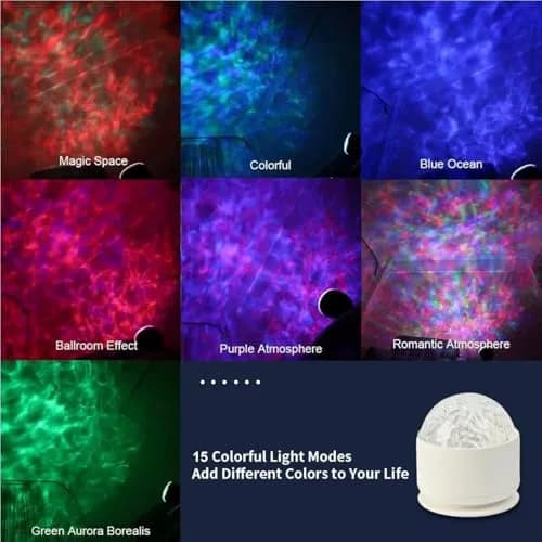 diatomiteco Calming Sensory Ocean Wave Lamp Projector 8.6 cm (3.4 inches) | Autism Toy for Kids and Adults thumbnail 6