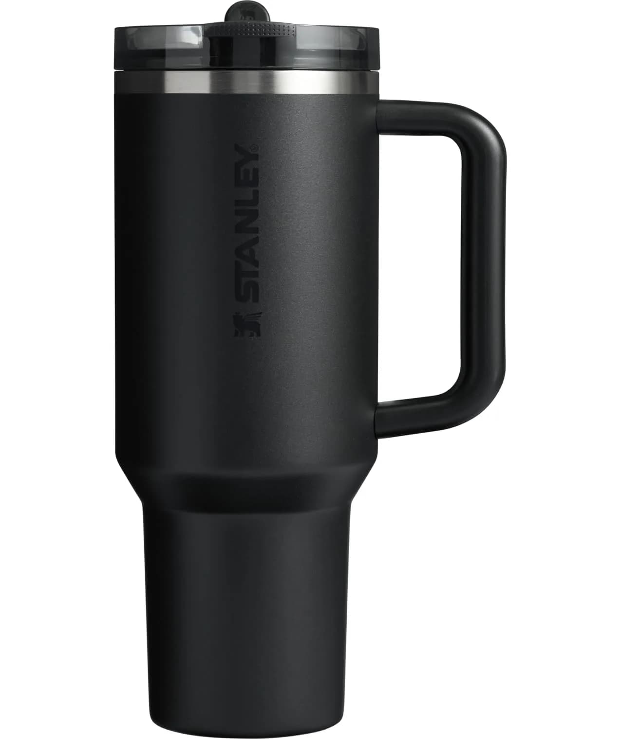 STANLEY Quencher ProTour Flipstraw Tumbler 40 oz, Black | Leakproof Insulated Stainless Steel Cup - main product image