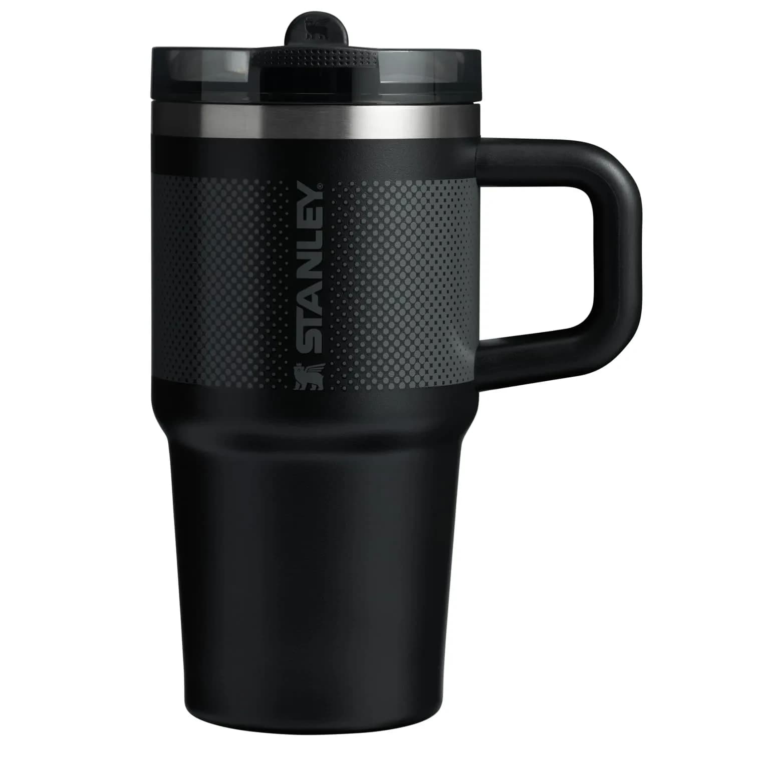 STANLEY Quencher ProTour Flipstraw Tumbler 40 oz (1.18 L) | Leakproof Insulated Stainless Steel Cup with Handle & Built-in Straw — Black Fade