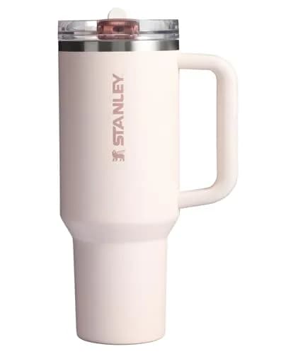 STANLEY Quencher ProTour Flipstraw Tumbler 40 oz Rose Quartz | Insulated Stainless Steel Cup - main product image