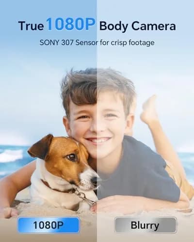 BOBLOV W1 1080P Body Camera 128GB | Wearable HD Video Support 90 Min thumbnail 8