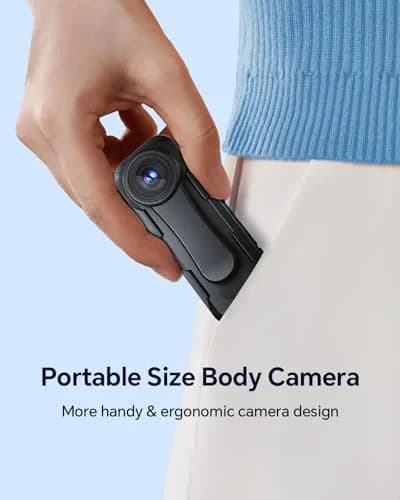 BOBLOV W1 1080P Body Camera 128GB | Wearable HD Video Support 90 Min thumbnail 2