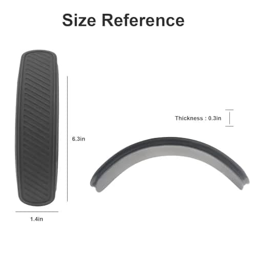 Miruchertter Black Silicone Headband Pad for Apple AirPods Max Headphones | Washable & Durable Replacement Cushion thumbnail 6