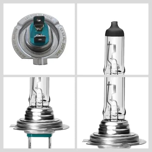 ALKOREY H7 12V 55W Car Headlight Bulb 2 Pack | 3300K Warm White Light for Safe Night Driving thumbnail 4