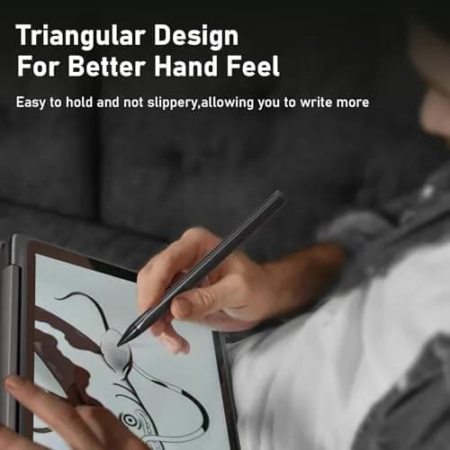 SSS·GRGB Stylus Pen for HP Envy X360 & Spectre 4096 Pressure Tilt Black | Rechargeable Active Pen with Palm Rejection thumbnail 5