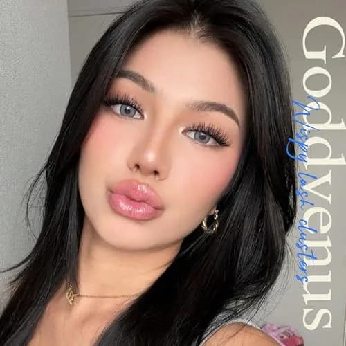 Goddvenus Wispy Lash Clusters 144pcs D Curl | Natural Individual Lashes for DIY Glamour thumbnail 2