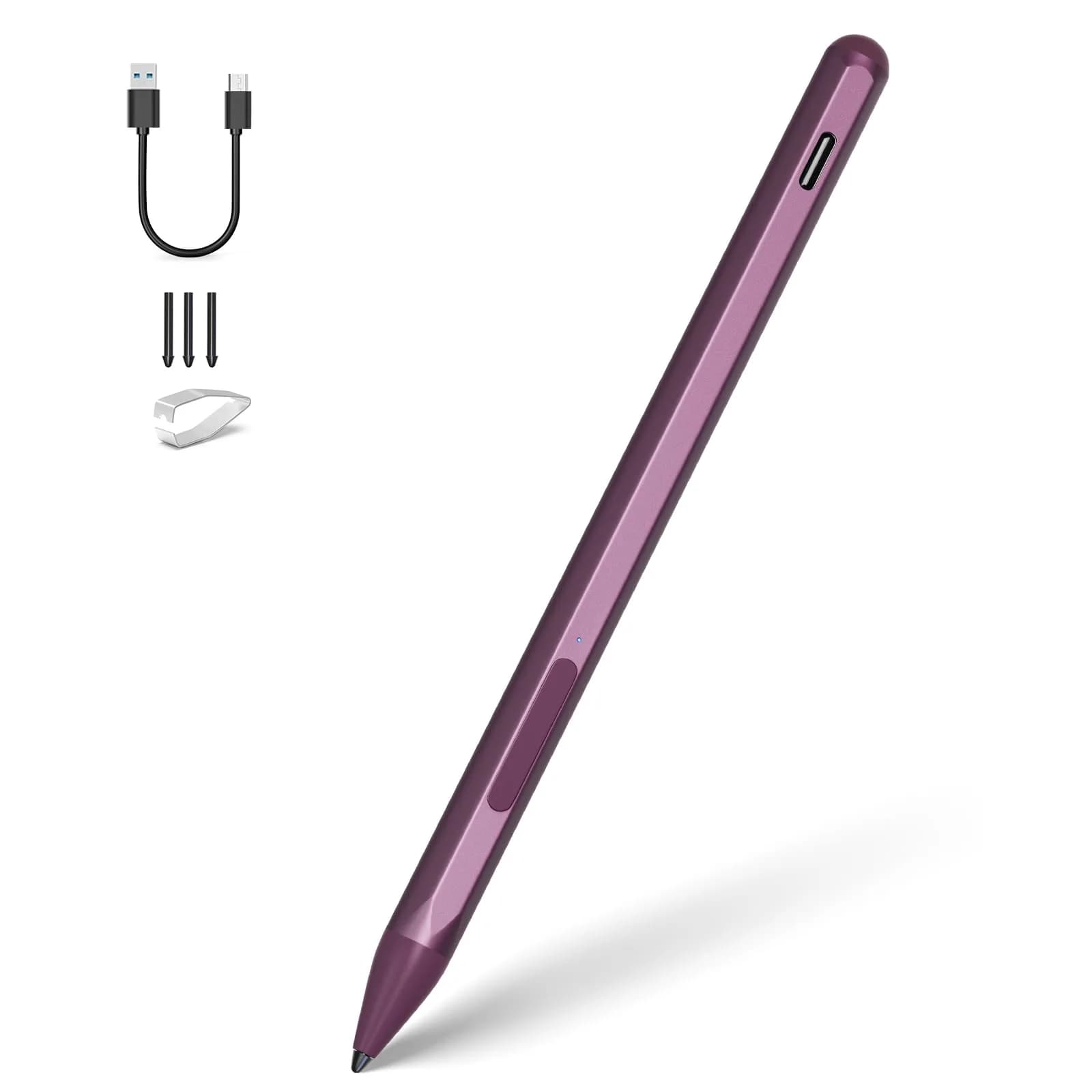 SSS·GRGB Red U-Shaped USB-C Stylus Pen for HP Envy/Pavilion/Spectre X360/X2 - MPP 2.0, 4096 Pressure, Tilt - main product image
