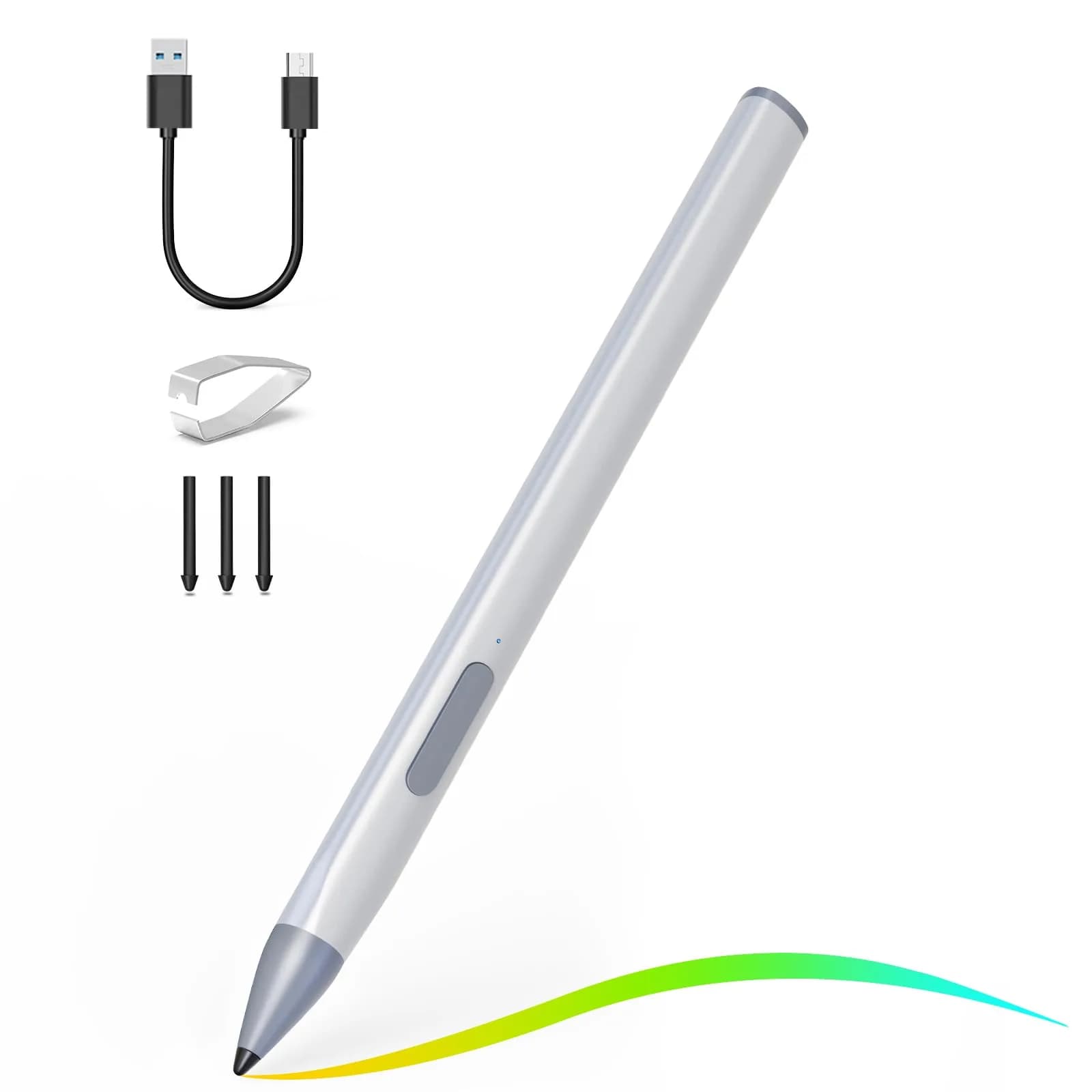 SSS·GRGB Silver Triangle Stylus Pen for HP Envy/Pavilion/Spectre X360/X2 - MPP 2.0 - main product image
