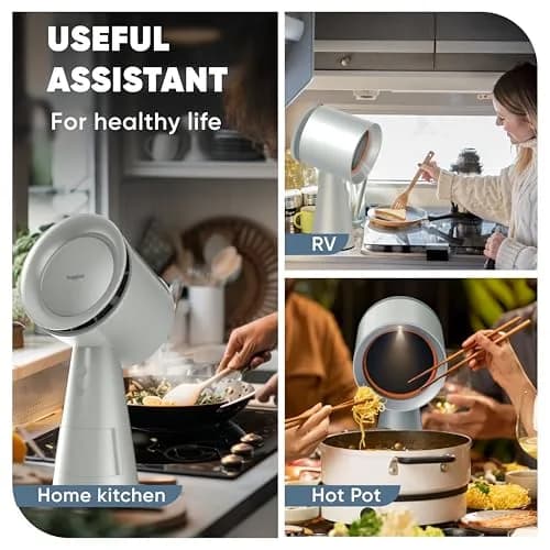 Breetee Portable Range Hood Kitchen 2.23 kg (4.92 lb) | 5-Layer Filter Compact Desktop Exhaust Fan thumbnail 4