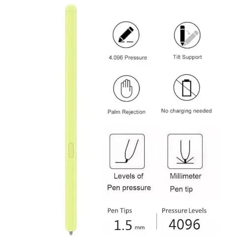 Bimahoo Fold Edition S Pen Replacement (Green) | Compatible with Samsung Galaxy Z Fold 6 / Fold 5 Phone Only thumbnail 2