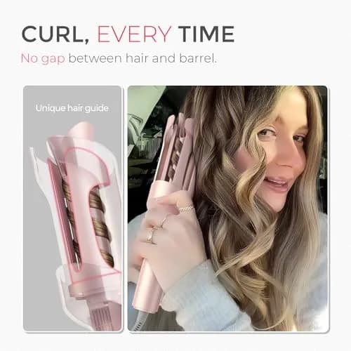TYMO CURLPRO Automatic Rotating Curling Iron 1 Inch Barrel | Creates Beach Waves in 10 Minutes thumbnail 4