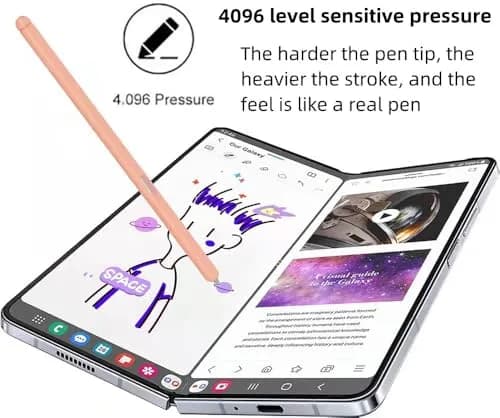 Bimahoo S Pen Fold Edition Replacement for Samsung Galaxy Z Fold 6/Fold 5 Phone Only with 3 Pen Tips (Orange) thumbnail 5