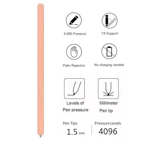 Bimahoo S Pen Fold Edition Replacement for Samsung Galaxy Z Fold 6/Fold 5 Phone Only with 3 Pen Tips (Orange) thumbnail 2