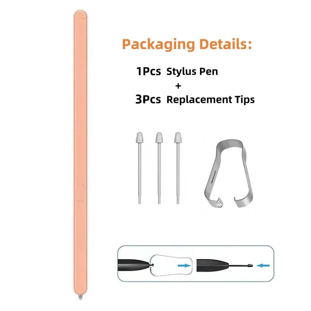 Bimahoo S Pen Fold Edition Replacement for Samsung Galaxy Z Fold 6/Fold 5 Phone Only with 3 Pen Tips (Orange) - view 3