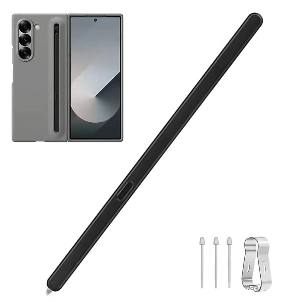 Bimahoo Black S Pen Fold Edition Stylus for Samsung Galaxy Z Fold 6/Fold 5 Phone Only with 3 Replacement Tips (4-Pack) - main product image