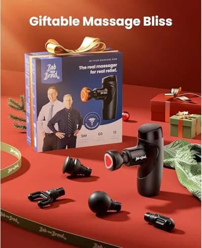 BOB AND BRAD M7 Plus Mini Massage Gun with Heat, 0.4 kg (0.88 lbs) | Dual-Action Relief for Neck & Back Stiffness thumbnail 6