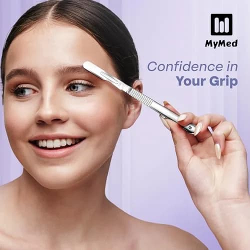MyMed 10R Dermaplaning Blades Kit with #3 Handle - 15 Blades & Handle | Professional Face Tool thumbnail 3